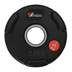 Obciążenie olimpijskie w gumie z uchwytami 2,5kg/51,5mm Platinum Fitness
