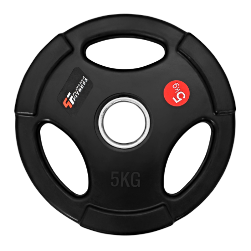 obciążenie olimpijskie gumowane z uchwytami 5kg