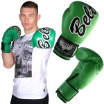 Rękawice bokserskie Victous "Skórzane" Zielone - Beltor®