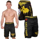 Spodenki MMA Brazilian Punch czarno-zółte Beltor®