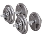 Zestaw hantli żeliwnych kierownica hamertone 2 x 20 kg PlatinumFitness