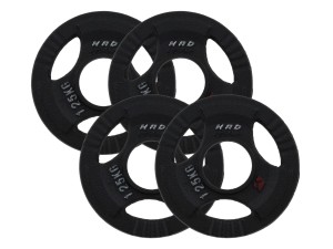 Obciążenie żeliwne kierownica 51,5mm olimpijskie. Zestaw 5kg. (4x1,25) 