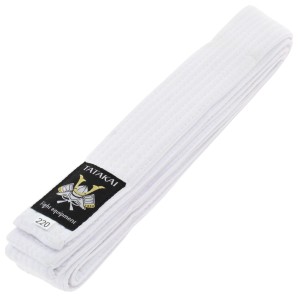 Pas do kimona karate Kyokushinkai TATAKAI biały 220 Produkt polski - Beltor