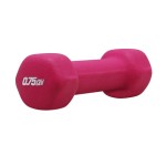 Hantla żeliwna w osłonie neoprenowej 0,75kg - Platinum Fitness