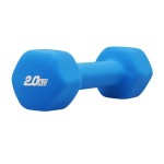 Hantla żeliwna w osłonie neoprenowej 2kg - Platinum Fitness