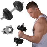 Hantla żeliwna regulowana 15kg/28mm Platinum Fitness
