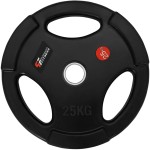 Obciążenie olimpijskie w gumie z uchwytami 25kg/51,5mm Platinum Fitness
