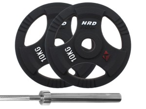 Zestaw Obciążenie Olimpijskie 33kg Gryf olimpijski - HRD System