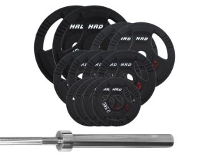 Zestaw Obciążenie Olimpijskie 103kg Gryf olimpijsk - HRD System