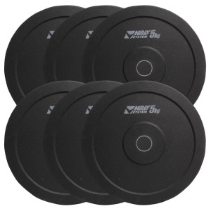 ZESTAW 30KG OBCIĄŻENIE OLIMPIJSKIE BUMPER 50,5MM - HRD System