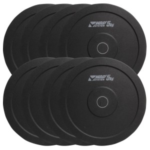 ZESTAW 40KG OBCIĄŻENIE OLIMPIJSKIE BUMPER 50,5MM - HRD System