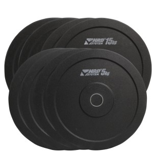 ZESTAW 100KG OBCIĄŻENIE OLIMPIJSKIE BUMPER 50,5MM - HRD System