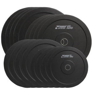 ZESTAW 200KG OBCIĄŻENIE OLIMPIJSKIE BUMPER 50,5MM - HRD System