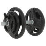 Regulowana hantla żeliwna 20kg + zaciski motylkowe - Beltor