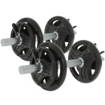 Regulowane hantle żeliwne 2x10kg + zaciski motylkowe - Beltor