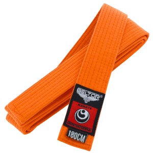 POMARAŃCZOWY PAS KARATE SHINKYOKUSHINKAI DO KIMONA KARATEGI - BELTOR