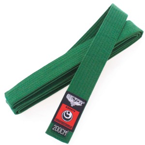 ZIELONY PAS KARATE SHINKYOKUSHINKAI DO KIMONA KARATEGI - BELTOR