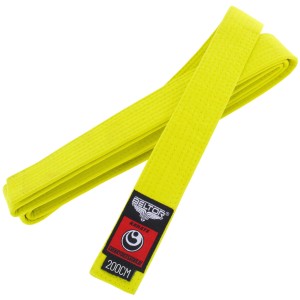 Żółty PAS KARATE SHINKYOKUSHINKAI DO KIMONA KARATEGI - BELTOR