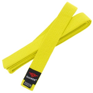 ŻÓŁTY PAS KARATE BALANCE UNIWERSALNY DO KIMONA KARATEGI - GUARDE