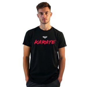 KOSZULKA KARATE OSU T-SHIRT CZARNA  NA WF - BELTOR