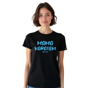 KOSZULKA MAMA KARATEKI T-SHIRT CZARNA  - BELTOR