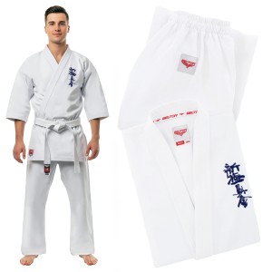 KIMONO KARATE SHINKYOKUSHIN KARATEGA KEIKO Z HAFTEM POLSKIE- BELTOR