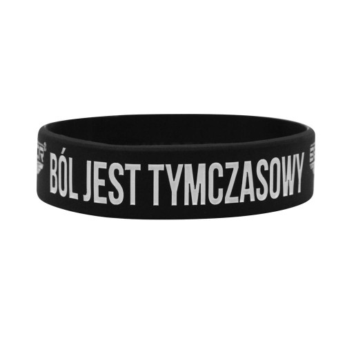 Opaska bransoletka silikonowa Ból jest tymczasowy duma jest wieczna 1