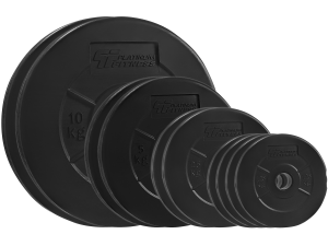Zestaw 40kg (2x10, 2x5, 2x2,5, 4x1,25) Obciążenie bitumiczne 29mm