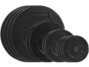 Zestaw 60kg (4x10, 2x5, 2x2,5, 4x1,25) Obciążenie bitumiczne 29mm