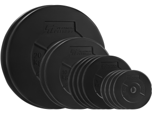 Zestaw 90kg (2x20, 2x10, 4x5, 4x2,5) Obciążenie bitumiczne 29mm