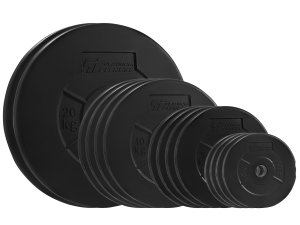 Zestaw 110kg (2x20, 4x10, 4x5, 4x2,5) Obciążenie bitumiczne 29mm