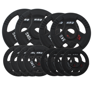 Obciążenie żeliwne kierownica 51,5mm olimpijskie. Zestaw 45kg. (2x10, 2x5, 4x2,5, 4x1,25)