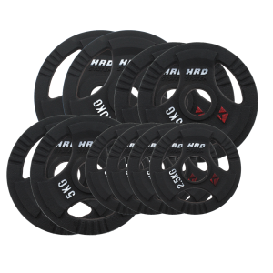 Obciążenie żeliwne kierownica 51,5mm olimpijskie. Zestaw 50kg. (2x10, 4x5, 4x2,5)