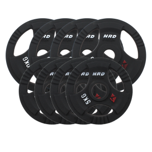 Obciążenie żeliwne kierownica 51,5mm olimpijskie. Zestaw 60kg. (4x10, 4x5)