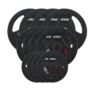 Obciążenie żeliwne kierownica 51,5mm olimpijskie. Zestaw 70kg. (4x10, 4x5, 4x2,5)