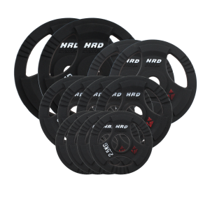 Obciążenie żeliwne kierownica 51,5mm olimpijskie. Zestaw 90kg. (2x20, 2x10, 4x5, 4x2,5)