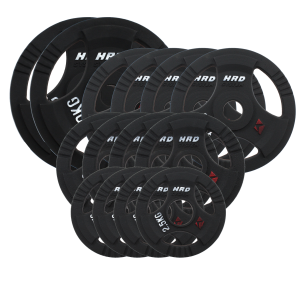 Obciążenie żeliwne kierownica 51,5mm olimpijskie. Zestaw 110kg. (2x20, 4x10, 4x5, 4x2,5