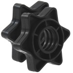 ZACISKI NA GRYF ŚRUBOWY 25MM TWORZYWO GWIAZDOWE - BELTOR