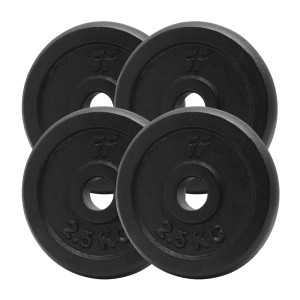 Obciążenie żeliwne pełne 29mm. Zestaw 10kg. (4x2,5)