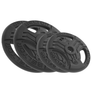 Zestaw 30kg Obciążenie żeliwne kierownica 29mm FastGrip Beltor