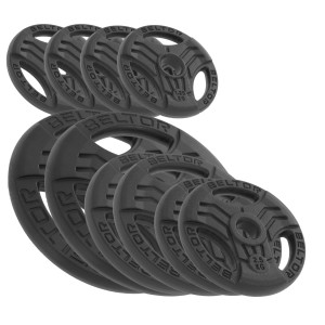 Zestaw 40kg Obciążenie żeliwne kierownica 29mm FastGrip Beltor