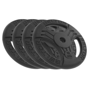 Zestaw 40kg Obciążenie żeliwne kierownica 29mm FastGrip Beltor