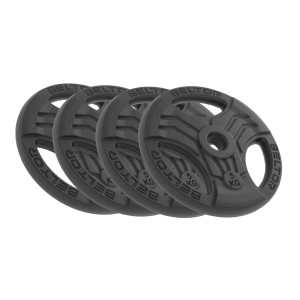 Zestaw 20kg Obciążenie żeliwne kierownica 31mm FastGrip Beltor