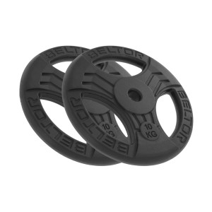 Zestaw 20kg Obciążenie żeliwne kierownica 51,5mm FastGrip Beltor