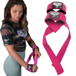 Paski treningowe różowe Beltor