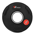 Obciążenie olimpijskie w gumie z uchwytami 1,25kg/51,5mm Platinum Fitness