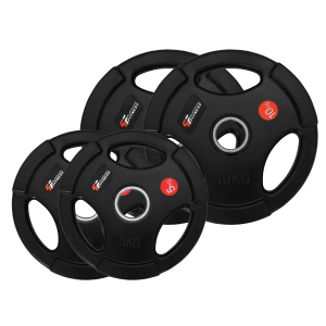 Zestaw 30kg Obciążenie Olimpijskie Gumowane 50mm Platinum Fitness