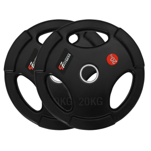 Zestaw 40kg Obciążenie Olimpijskie Gumowane 50mm Platinum Fitness