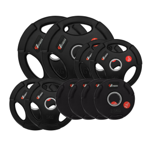 Zestaw 50kg Obciążenie Olimpijskie Gumowane 50mm Platinum Fitness