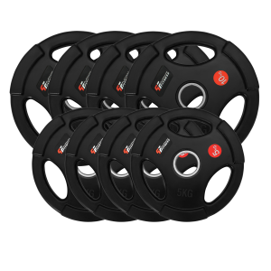 Zestaw 60kg Obciążenie Olimpijskie Gumowane 50mm Platinum Fitness